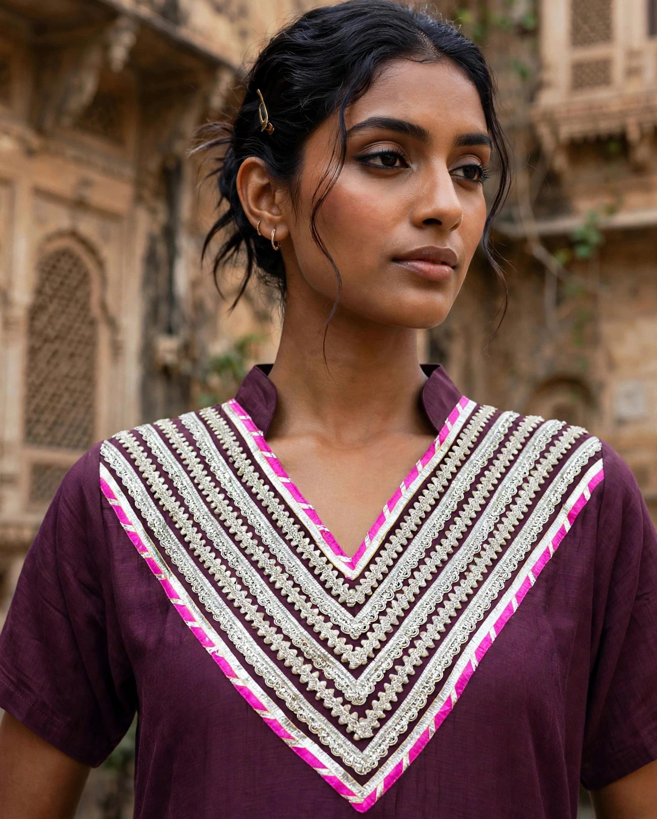 Pure Viscos  Mul Chandery Suit with Santoon Bottom